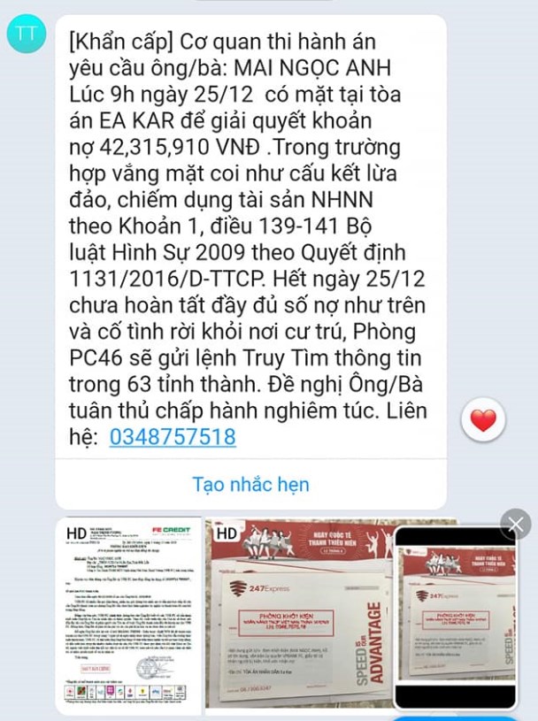 Vay Fecredit không trả thì sao? Đòi nợ kiểu Fecredit. Nợ xấu có vay ...